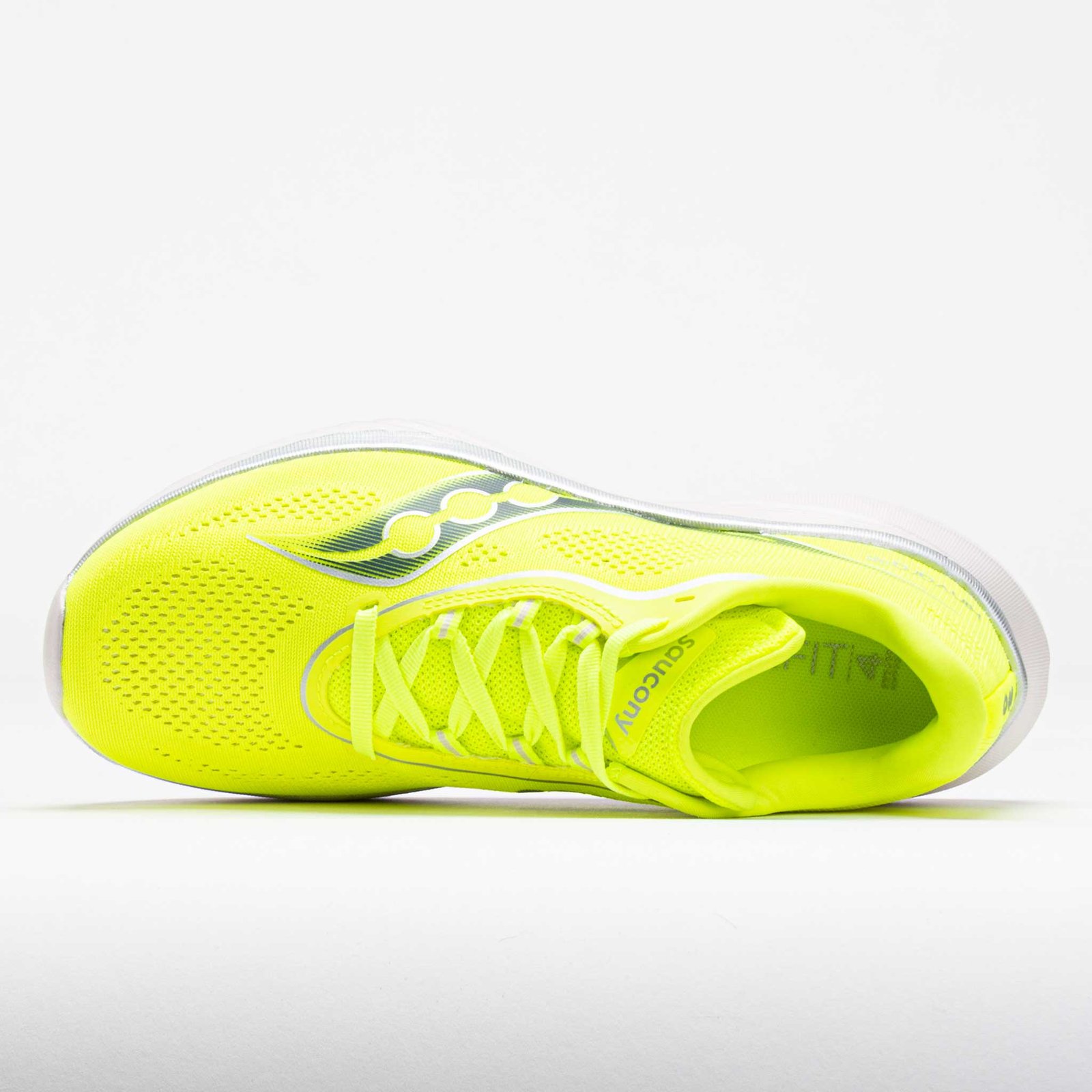 Saucony Kinvara 15 Womens Citron/Silver - Image 3