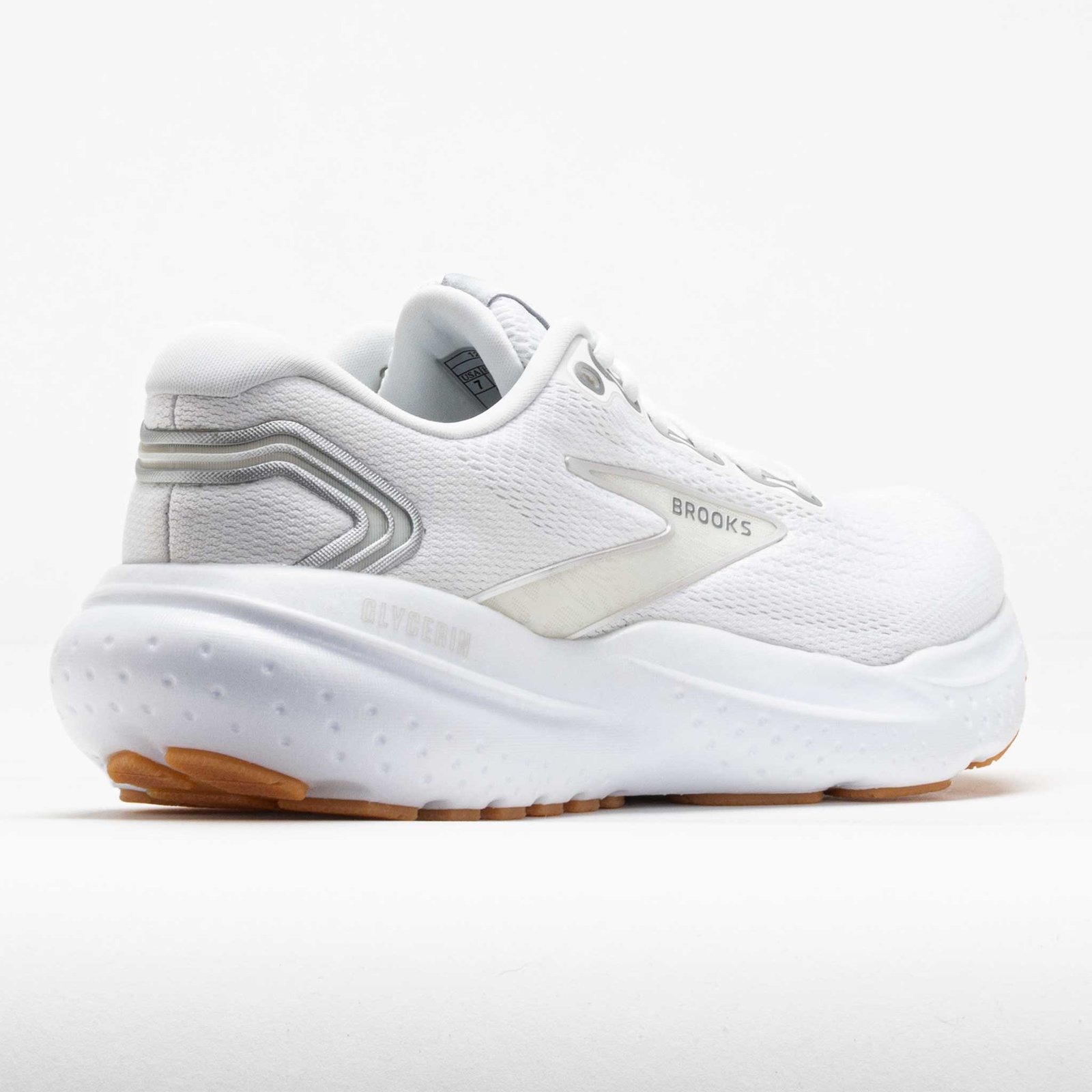 Brooks Glycerin 21 Womens White/Silver/Biscuit - Image 6