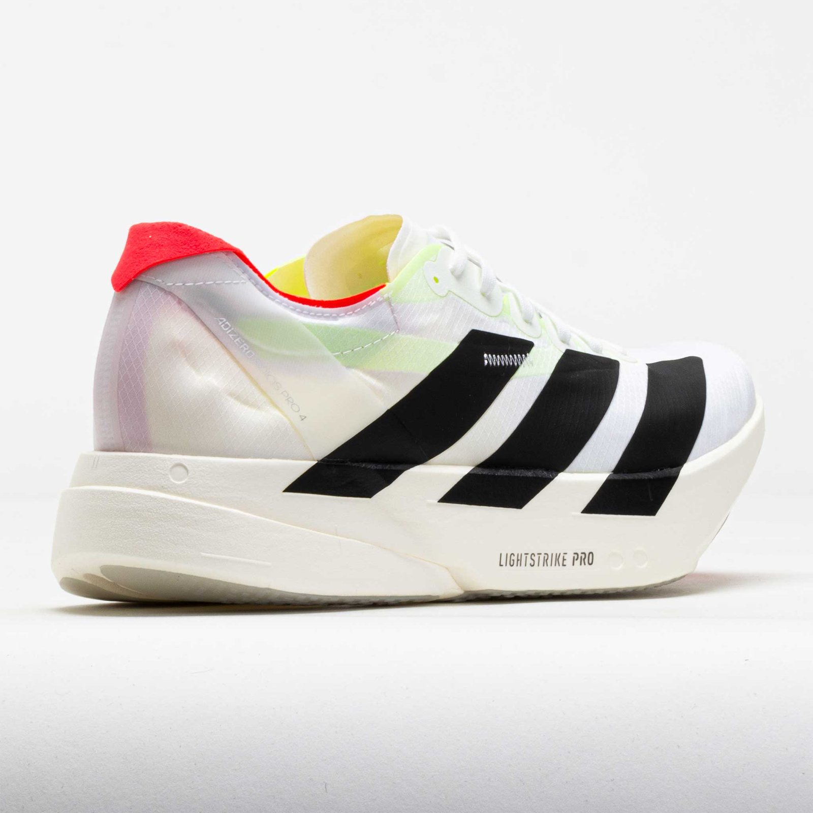 adidas Adizero Adios Pro 4 Womens White/Black/Silver Metallic - Image 6