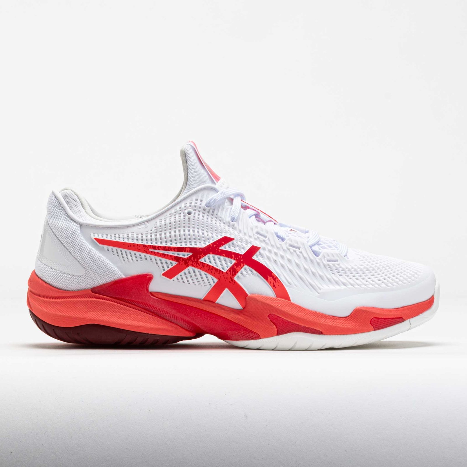 ASICS Court FF 3 Novak Mens White/Electric Red