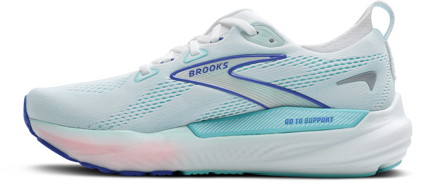 Women's Glycerin GTS 22 WIDE (110 - White/Limpet Shell/Amparo Blue) - Image 2