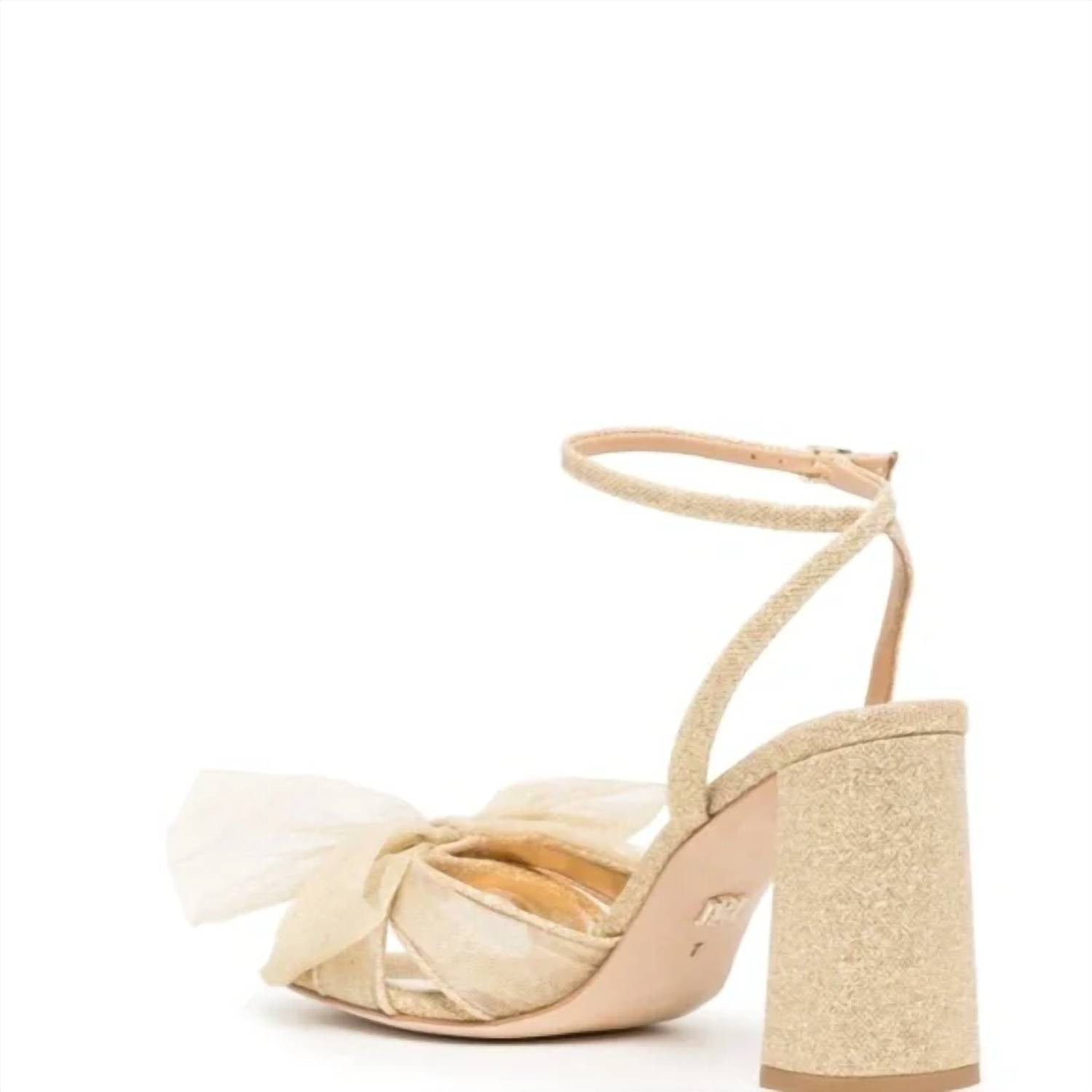 Badgley Mischka - Tess Tulle Bow Sandals - Image 2