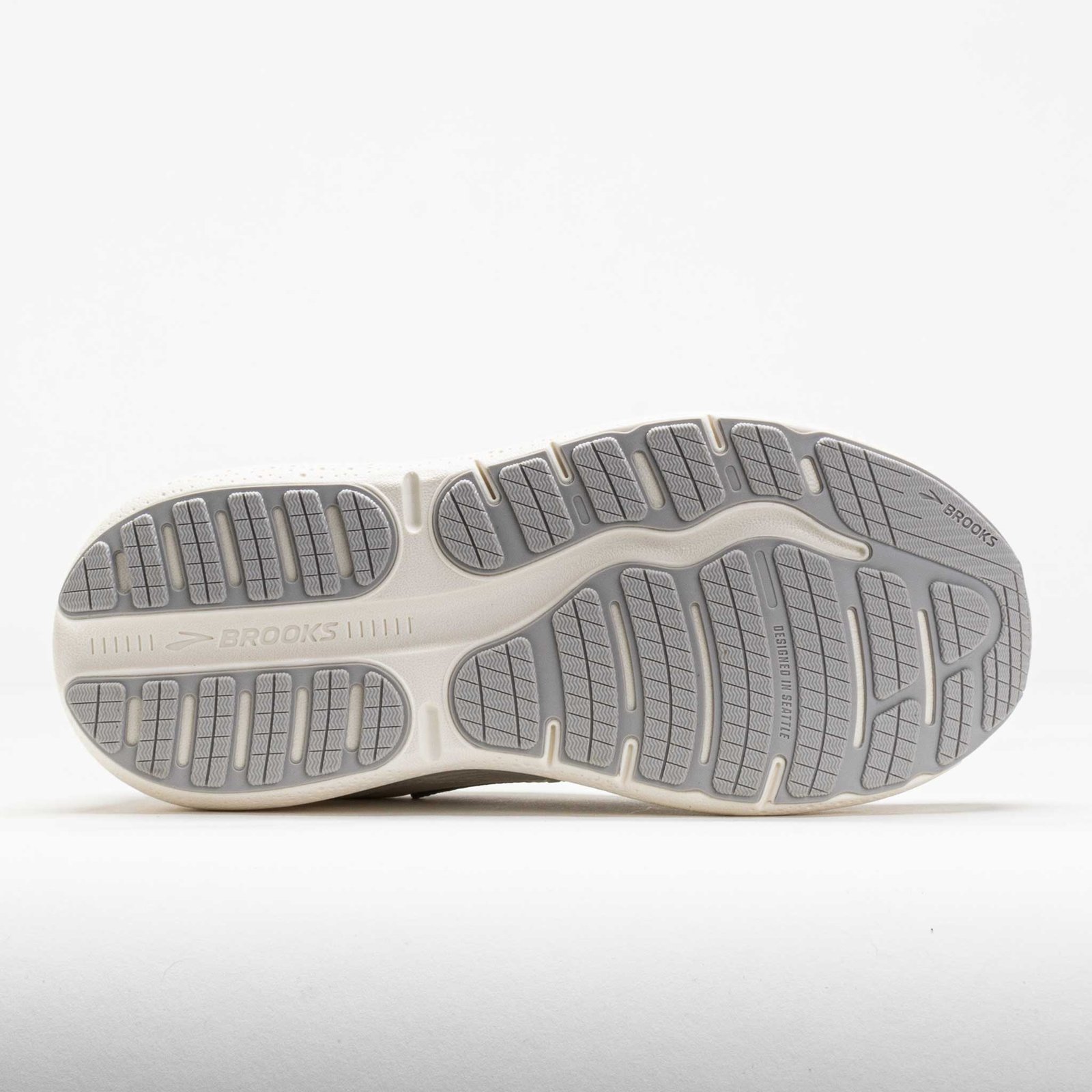 Brooks Ghost Max Leather Womens White/White - Image 4