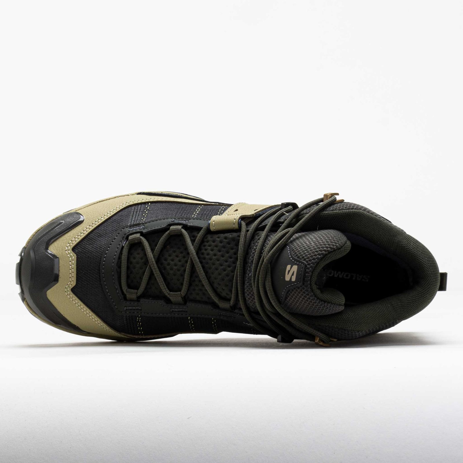 Salomon X Ultra 5 Mid GTX Mens Peat/Gray Green/Blue Nights - Image 3