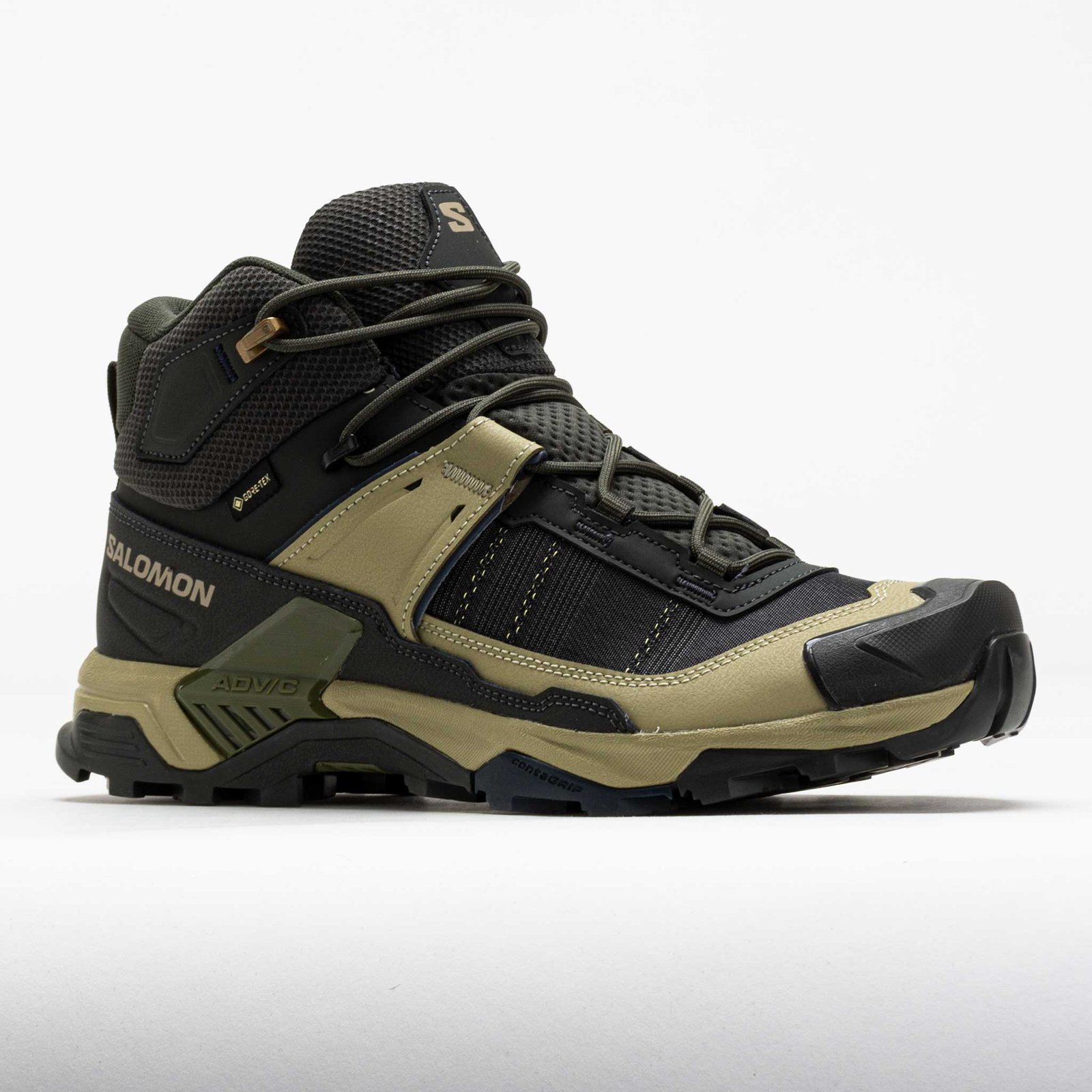 Salomon X Ultra 5 Mid GTX Mens Peat/Gray Green/Blue Nights - Image 5