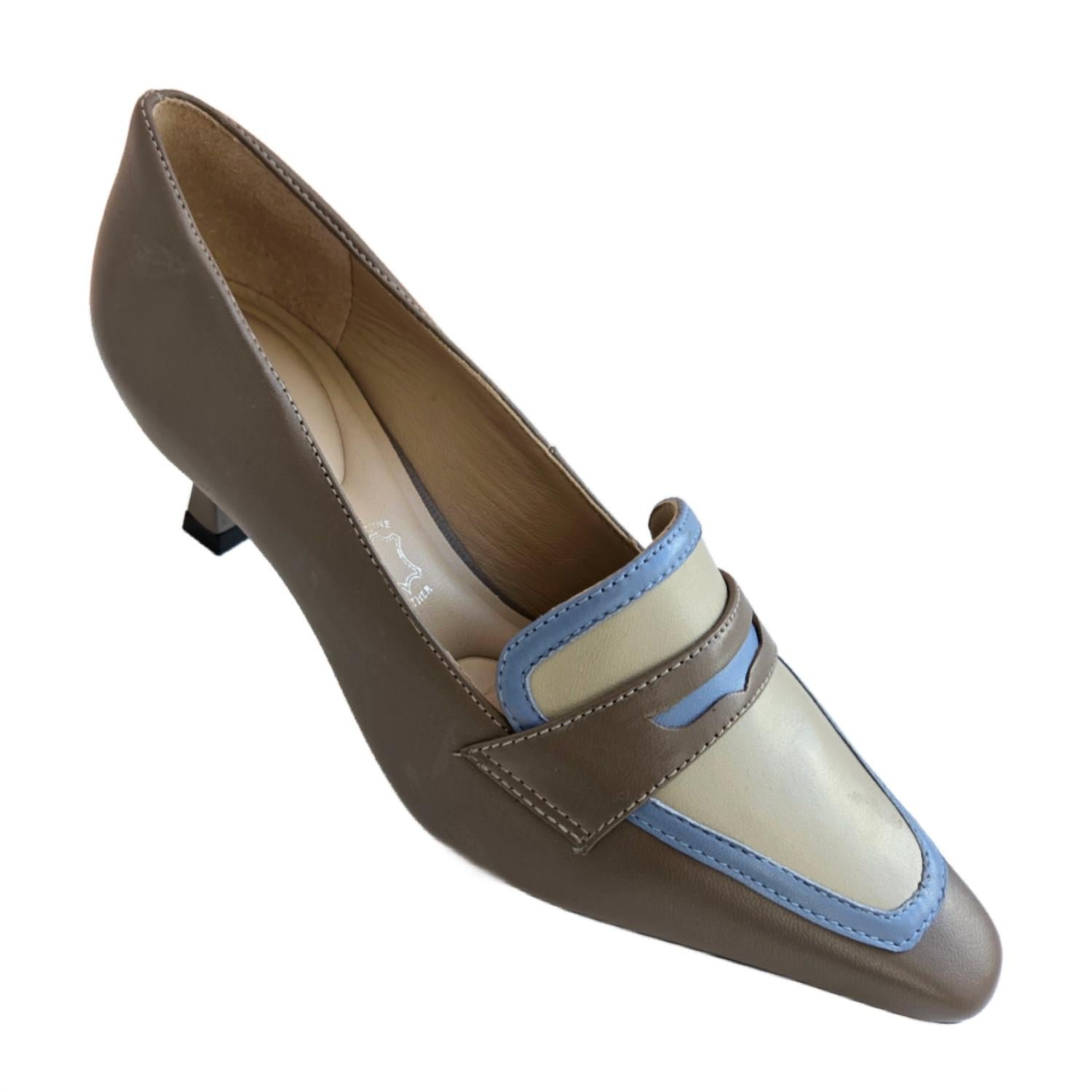 Capelli Rossi - Women's Brite Fendi Heel Loafers - Image 3