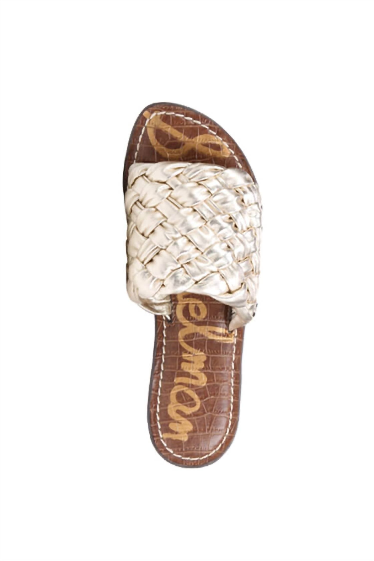 Sam Edelman - Women's Griffin Woven Slide Sandal - Image 4