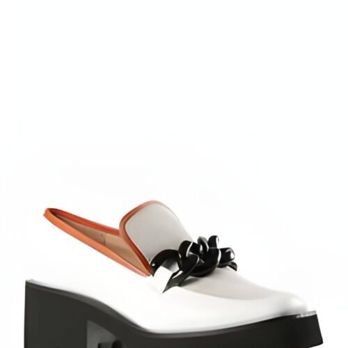 All Black - Chunk Links Lady Lugg Loafer