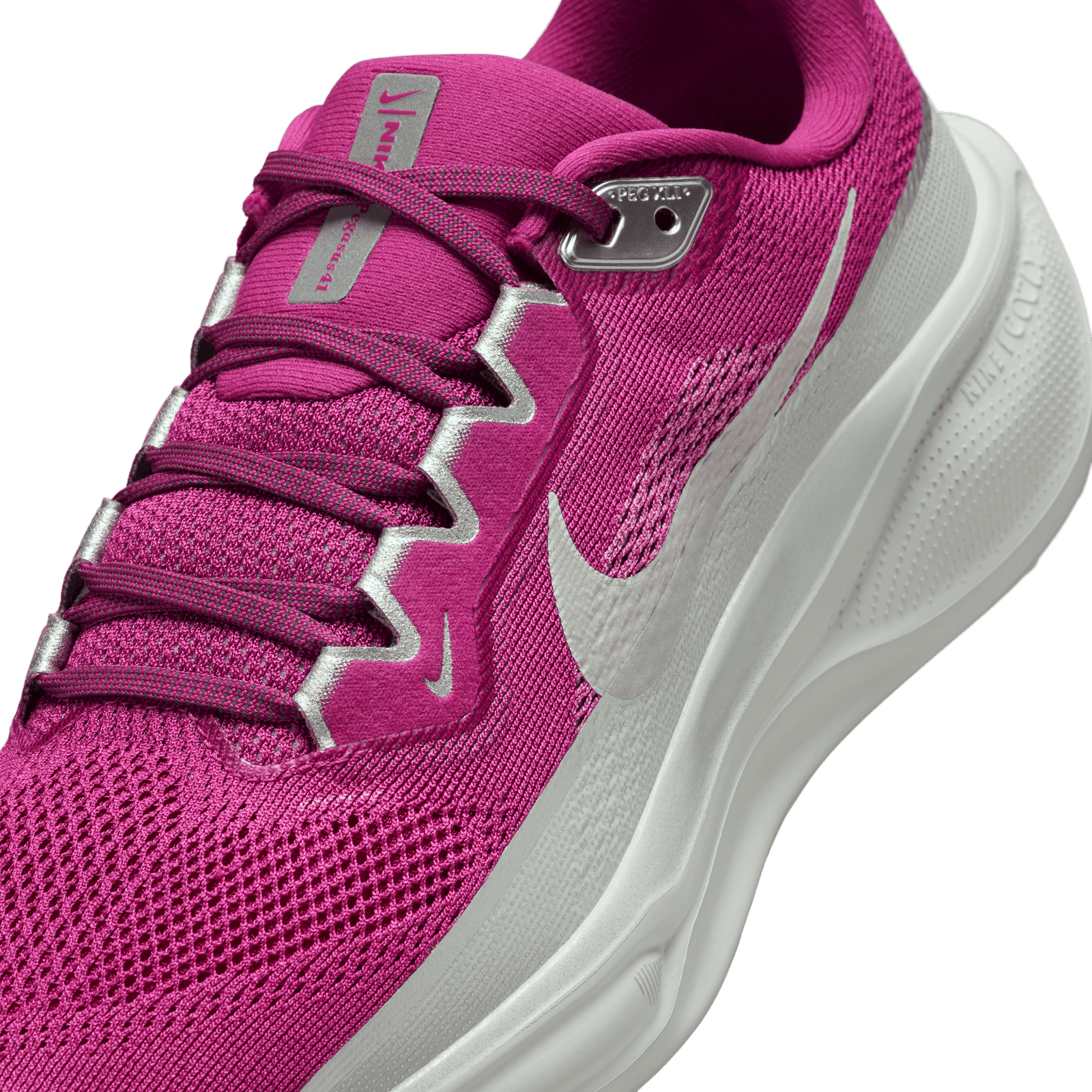 Women's Pegasus 41 Premium (500 - Hot Fuchsia/Metallic Silver-Light Silver) - Image 4