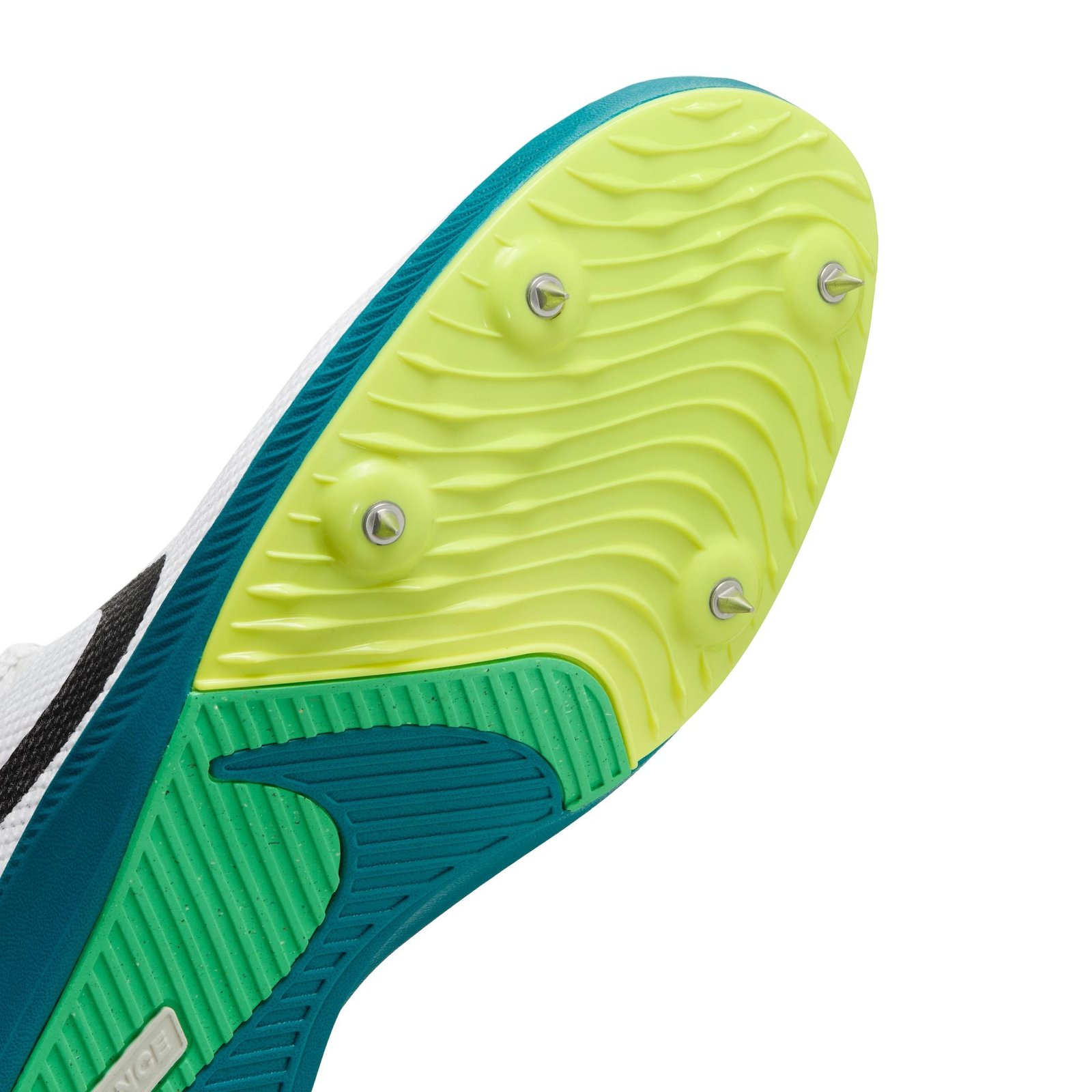 Unisex Zoom Rival Distance (102 - White/Black-Bright Spruce-Vapor Green) - Image 10