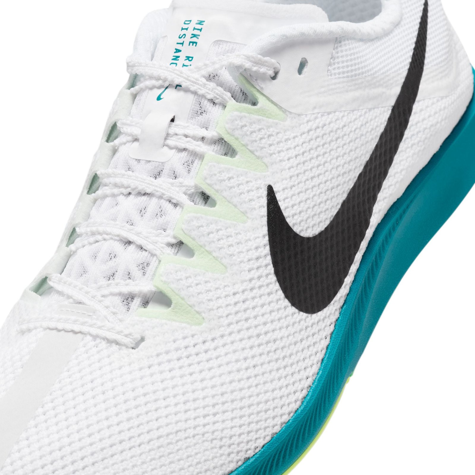 Unisex Zoom Rival Distance (102 - White/Black-Bright Spruce-Vapor Green) - Image 4