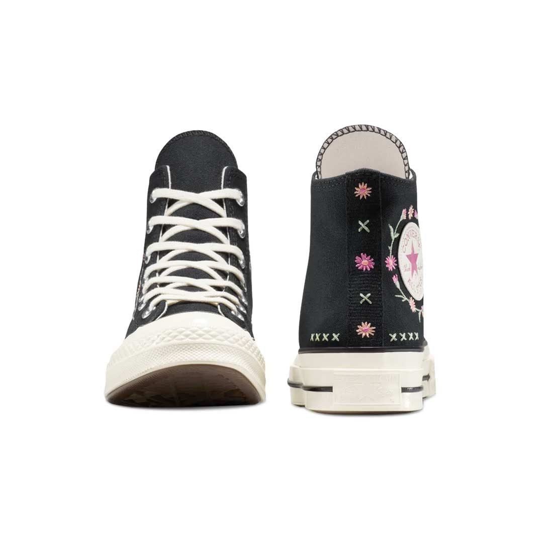 Converse - Unisex Chuck 70 Embroidered Flowers High Top Shoes (A15083C) - Image 3